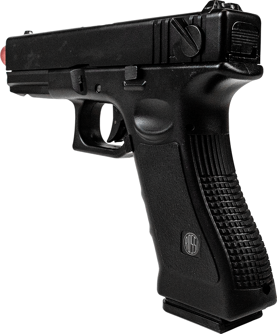 Kit Pistola Glock Airsoft V18 Blowback Green Gás 6mm Rossi