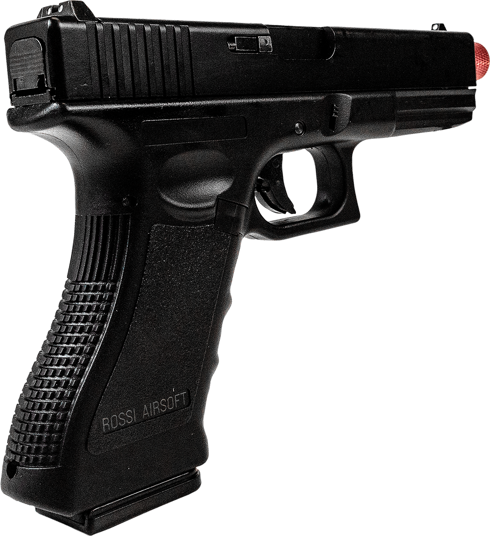 Kit Pistola Glock Airsoft V18 Blowback Green Gás 6mm Rossi