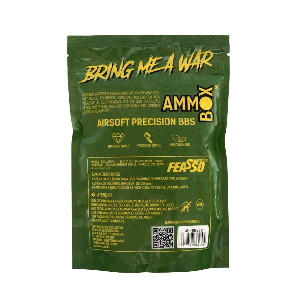 BBS 0,28g AMMOBOX C/2000 (560g) Munição Airsoft