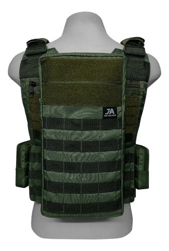 Colete Modular Verde JA Rio Militar + Brinde Bandoleira