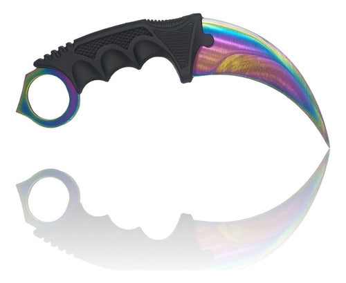 Faca Karambit Afiada Cs Go Combate Canivete Tático Militar