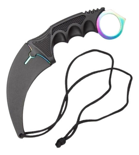 Faca Karambit Afiada Cs Go Combate Canivete Tático Militar