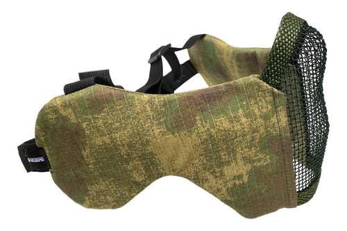 Máscara Confort Protetora Para Airsoft Com Proteção De Orelha