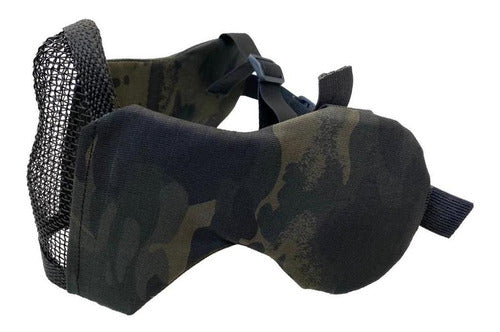 Máscara Confort Protetora Para Airsoft Com Proteção De Orelha