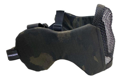 Máscara Confort Protetora Para Airsoft Com Proteção De Orelha