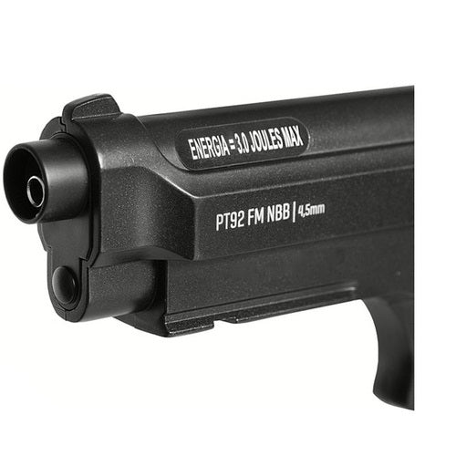 Kit Airgun QGK PT-92 NBB Esfera de Aço 4,5mm