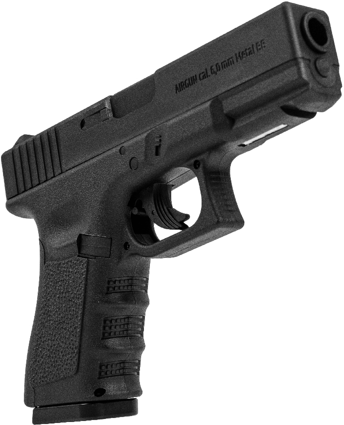 Kit Pistola de Pressão Airgun Rossi G11 Glock Esfera de Aço 6mm