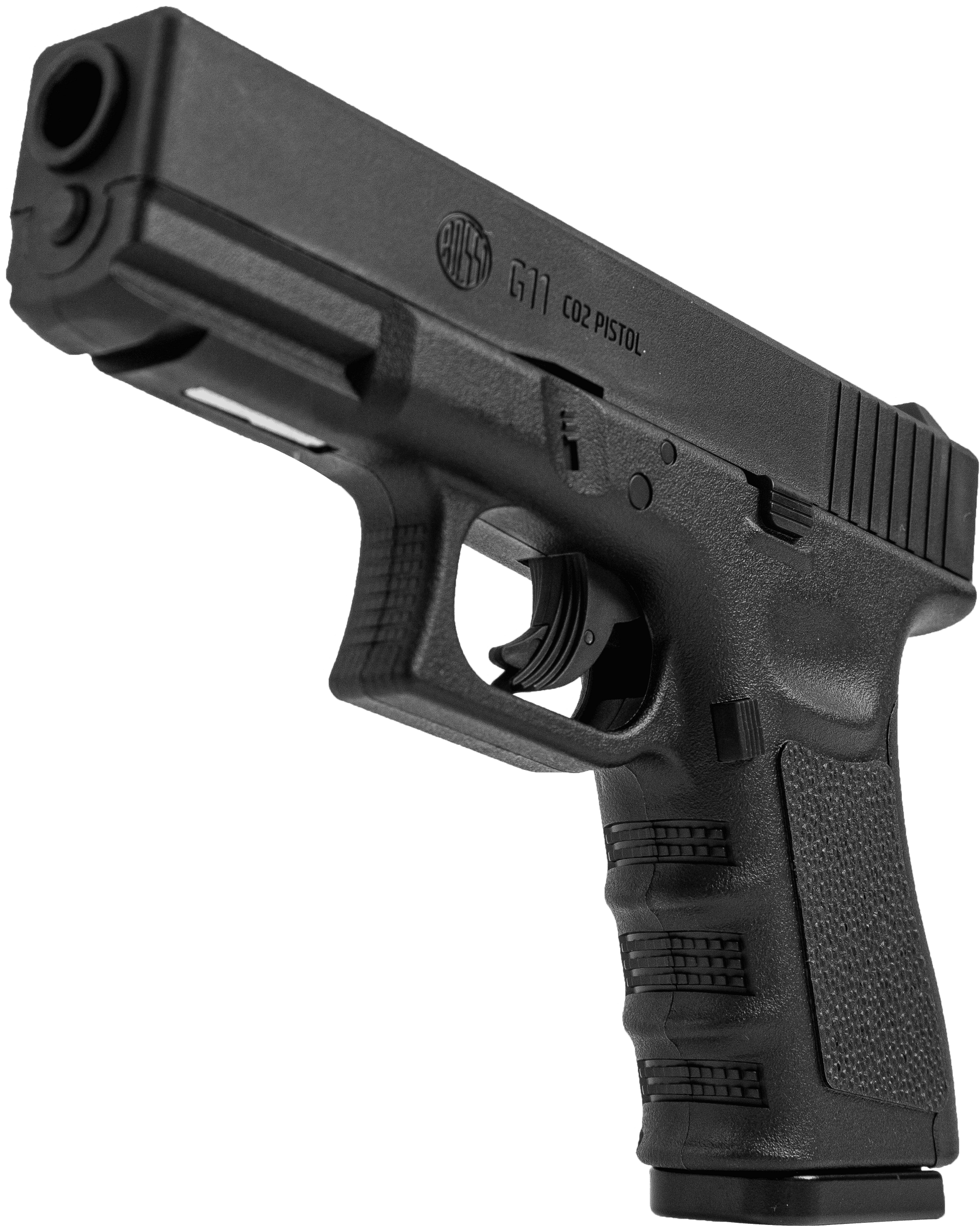 Kit Pistola de Pressão Airgun Rossi G11 Glock Esfera de Aço 6mm