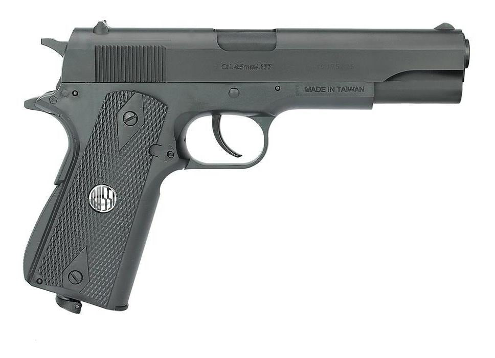 Kit Airgun Co2 4.5mm W125b 1911 Esfera Aço Rossi