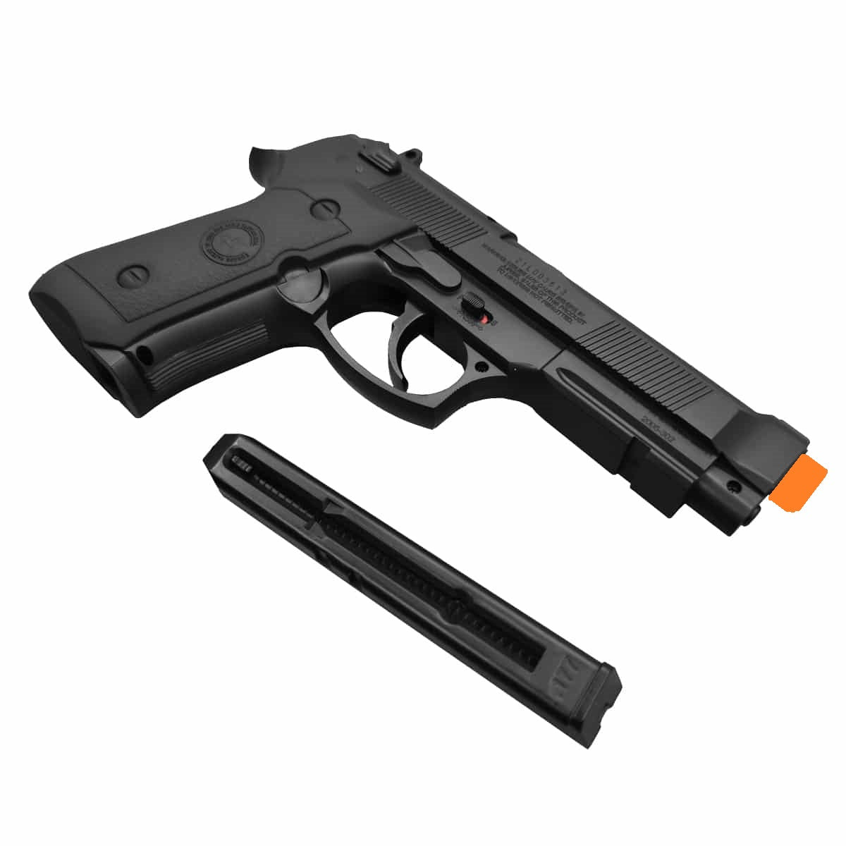 Kit M9 Beretta Gás Co2 Esfera Aço 6mm