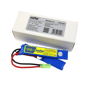 Bateria de Lipo 7.4V 1300 mAh 15C 2S Rifle Airsoft
