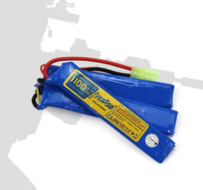 Bateria Lipo 11.1V 1100mAh 20c  Feasso para Rifle Airsoft Aeg