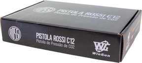 Kit Pistola Pressão Airgun C12 Gás Co2 Esfera Aço 4,5mm