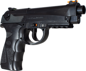 Kit Pistola Pressão Airgun C12 Gás Co2 Esfera Aço 4,5mm