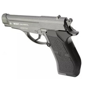 Kit Pistola Pressão Full Metal Airgun W301 Esfera Aço 4,5mm Co2 - FULL METAL