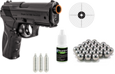 Kit Pistola Pressão Airgun C11 Gás Co2 Esfera Aço 6,0mm