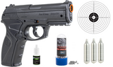 Kit Pistola Pressão Airgun C11 Gás Co2 Esfera Aço 4,5mm