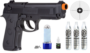 Kit M9 Beretta Gás Co2 Esfera Aço 6mm